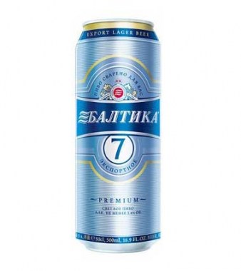 Пиво балтика №7 железной банке 0,5 литра